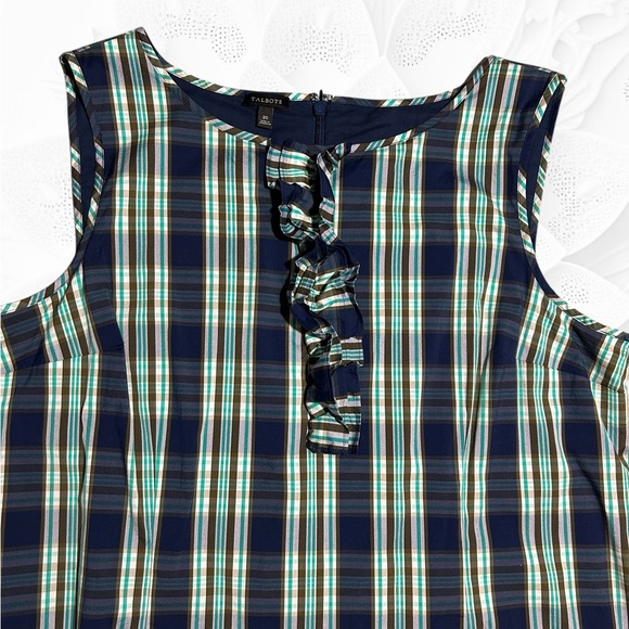 Chic Plaid Ruffle Dress - Picture 3 of 9